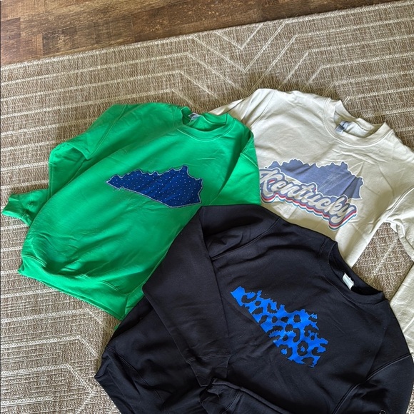 Kentucky Graphic Sweatshirt Bundle - Green, Cream, Black - Picture 2 of 6